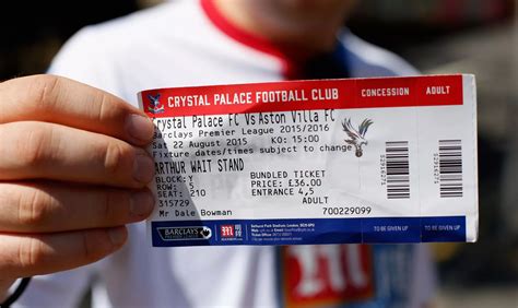 tickets to crystal palace